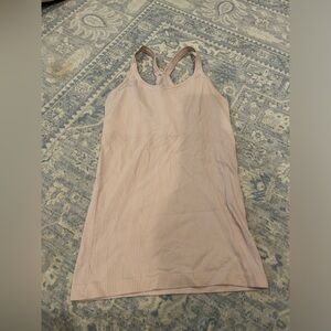 Lululemon Ribbed Tank 6 Blush Ebb to Street